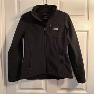 The North Face Apex Bionic Softshell Jacket Black Womens Small Hiking Casual